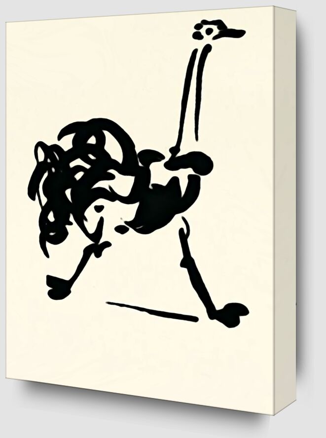 The Ostrich - Picasso from Fine Art Zoom Alu Dibond Image