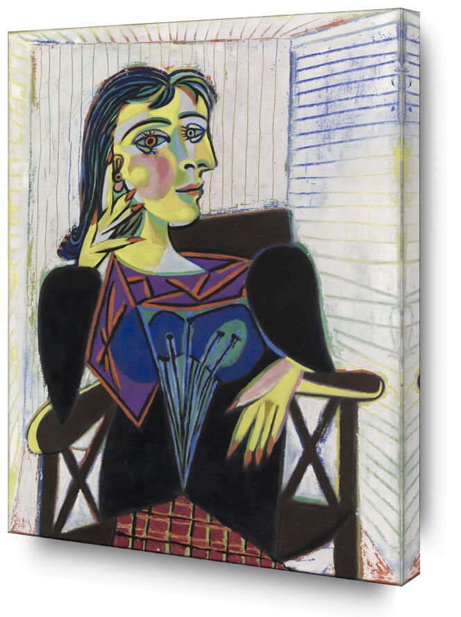 Portrait of Dora Maar - Picasso from AUX BEAUX-ARTS, Prodi Art, picasso, painting, portrait