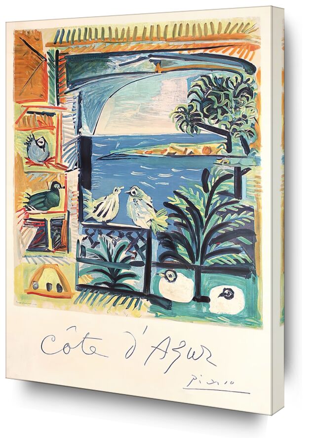 Côte d'Azur - The studio of Velazquez and his Pigeons  desde Bellas artes, Prodi Art, taller de pintura, Francia, Costa azul, palomas, picasso