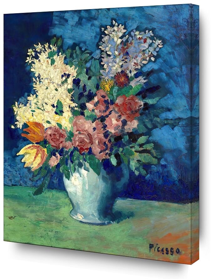 Flowers 1901 - Picasso from AUX BEAUX-ARTS, Prodi Art, picasso, flowers, painting