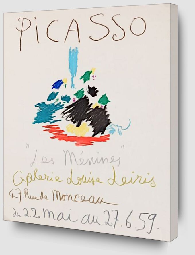1959, Les Ménines - Picasso de Beaux-arts Zoom Alu Dibond Image