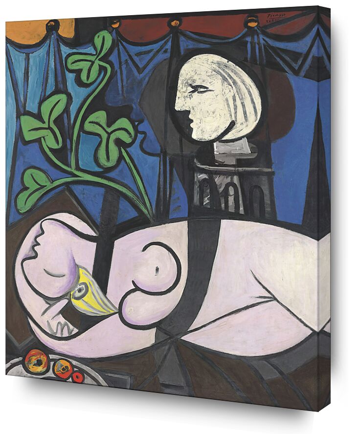 Nude, Green Leaves and Bust - Picasso von Bildende Kunst, Prodi Art, nackt, Picasso, Malerei, abstrakt, Porträt, Frau