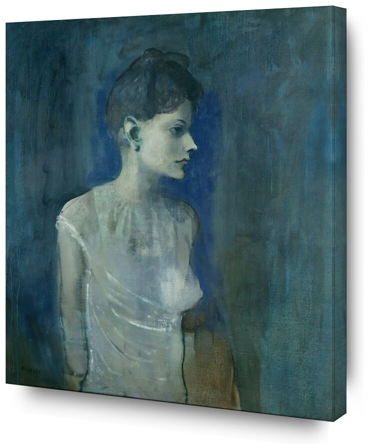 Une fille en chemise - Picasso de Beaux-arts, Prodi Art, dénudé, nue, fille, peinture, picasso