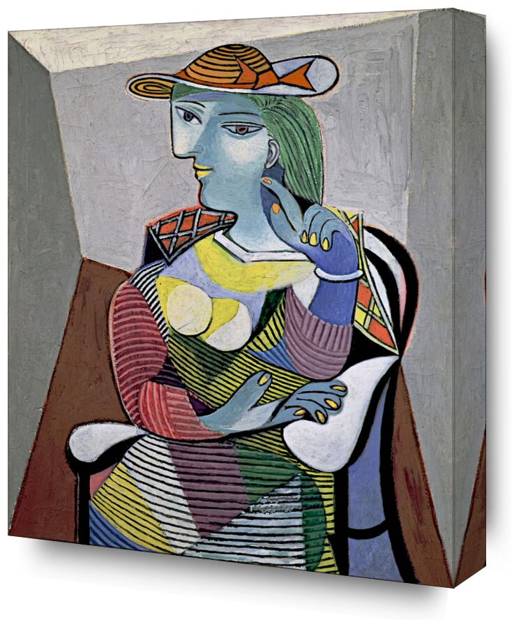 Portrait of Marie-Therese - Picasso from Fine Art, Prodi Art, picasso, portrait, abstract, painting