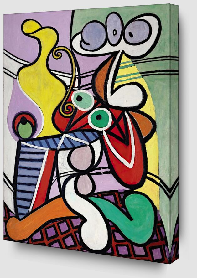 Large Still Life with Pedestal Table - Picasso from AUX BEAUX-ARTS Zoom Alu Dibond Image