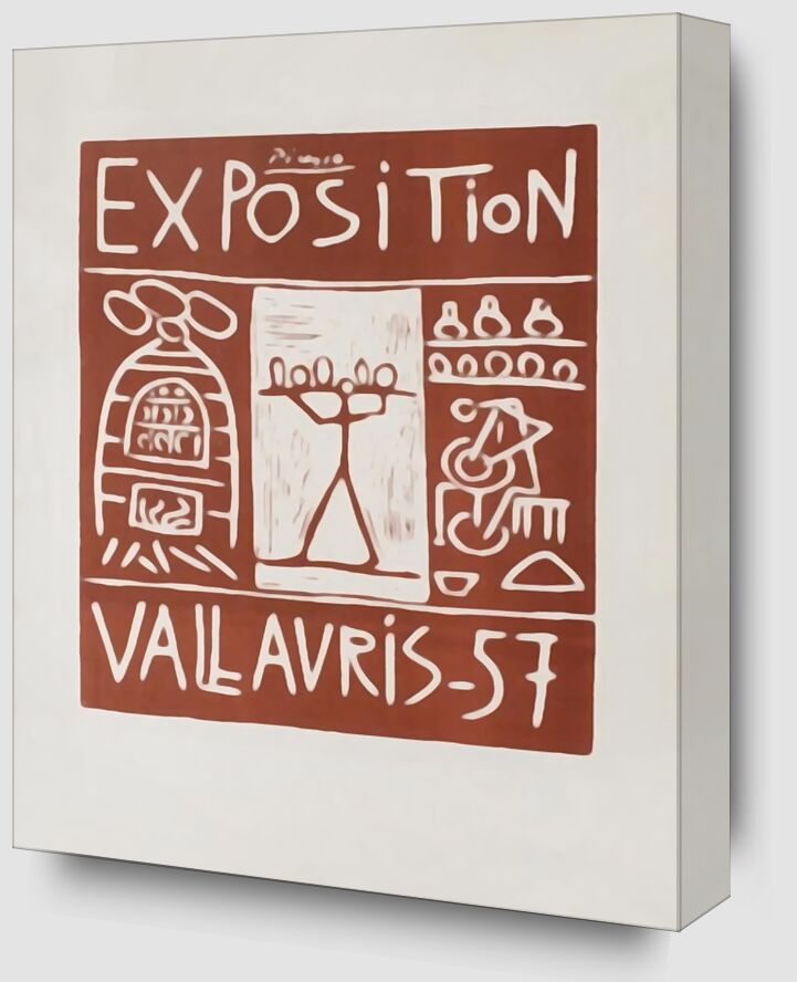 Poster 1957 - Exhibition Vallauris - Picasso from Fine Art Zoom Alu Dibond Image