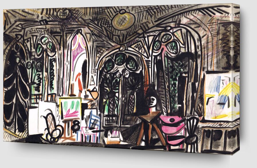 Carnet de Californie 01 - Picasso de Beaux-arts Zoom Alu Dibond Image