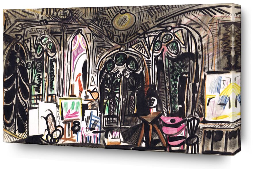 California Notebook 01 - Picasso von Bildende Kunst, Prodi Art, Picasso, Notizbuch, Malerei, abstrakt