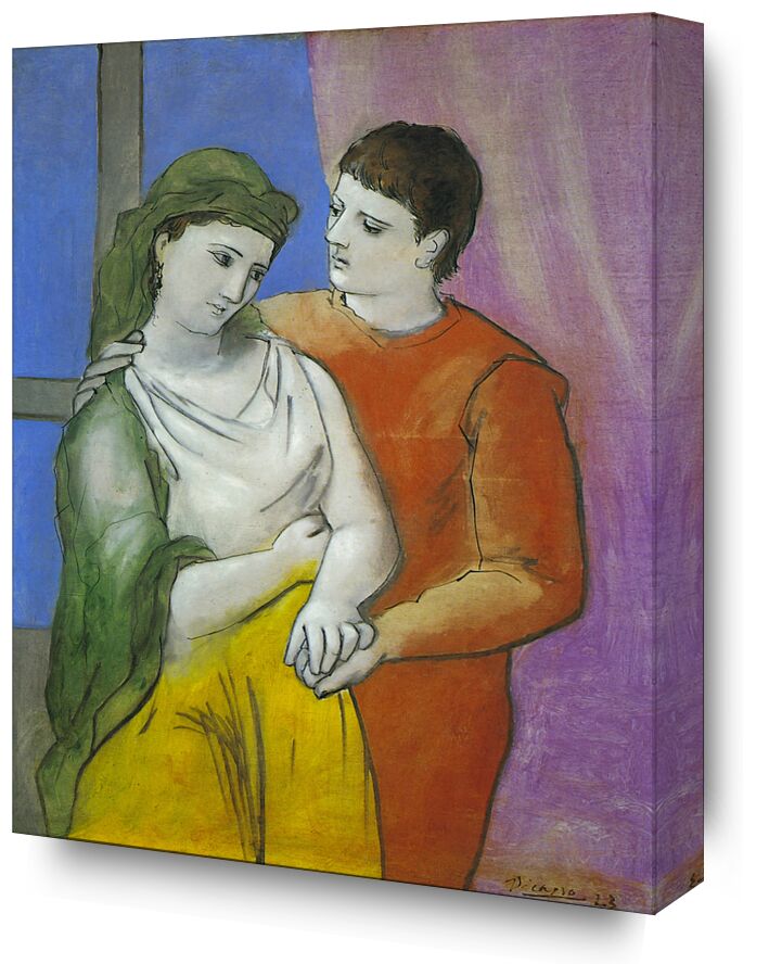The Lovers - Picasso from Fine Art, Prodi Art, lover, painting, drawing, love, picasso