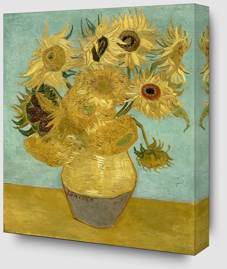 Sunflowers - Van Gogh from Fine Art Zoom Alu Dibond Image