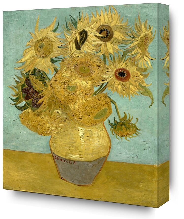 Sunflowers from Fine Art, Prodi Art, sunflower, painting, Van gogh