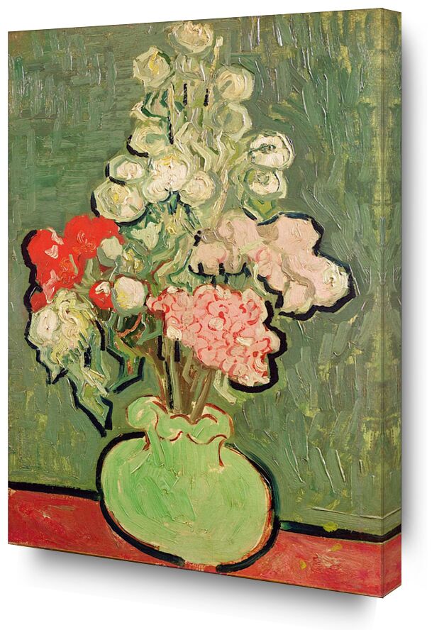 Bouquet of Flowers - Van Gogh von Bildende Kunst, Prodi Art, Van gogh, Stillleben, Blumen, Bündel, grün