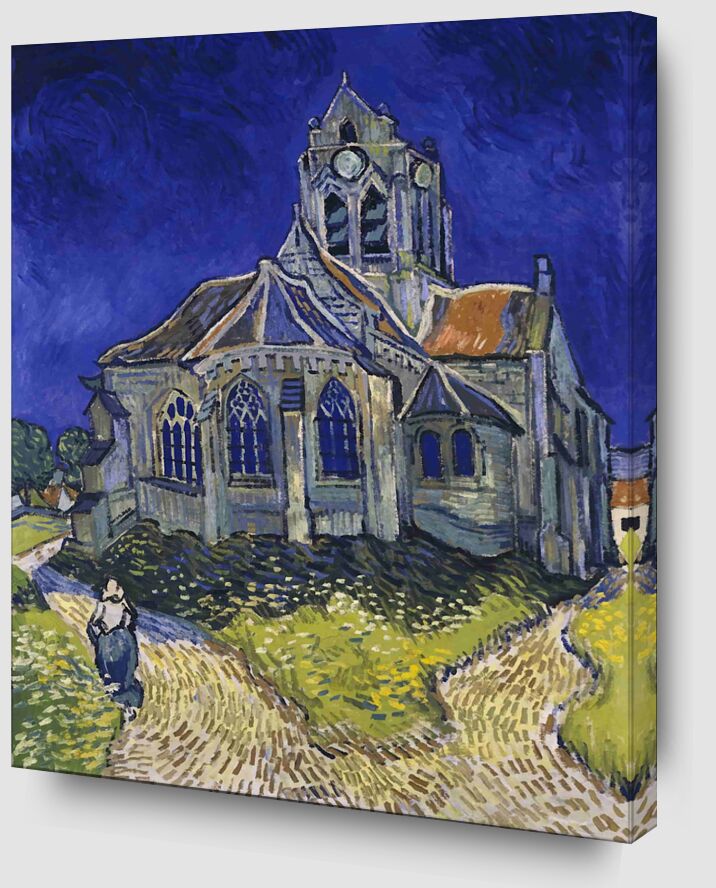 Auvers - Van Gogh de Beaux-arts Zoom Alu Dibond Image