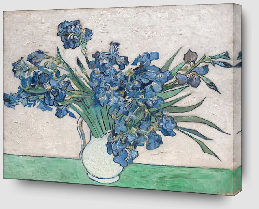 Irises - Van Gogh from AUX BEAUX-ARTS Zoom Alu Dibond Image