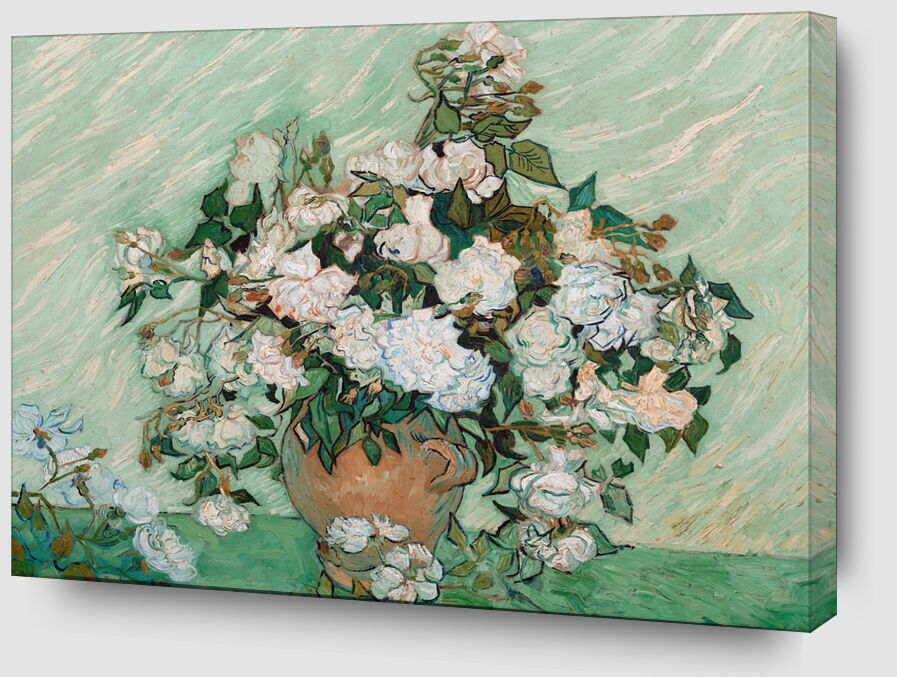Roses - Van Gogh de Beaux-arts Zoom Alu Dibond Image