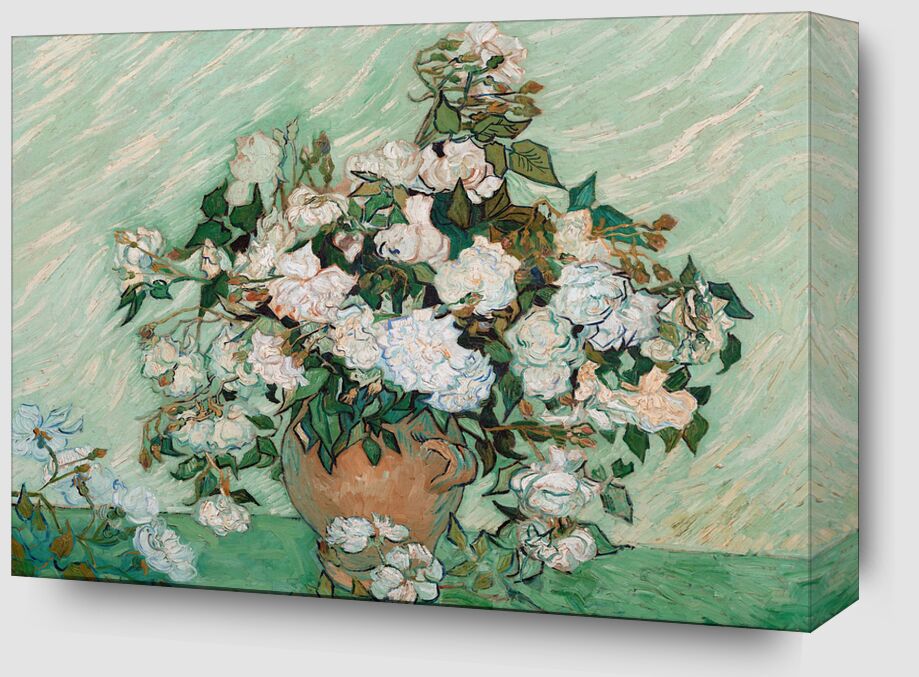 Roses - Van Gogh from Fine Art Zoom Alu Dibond Image