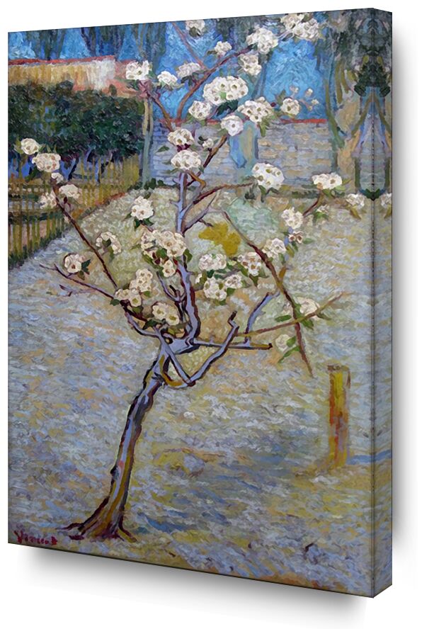 Le Poirier - Van Gogh de Beaux-arts, Prodi Art, Van gogh, arbre, paysage, nature, Poirier