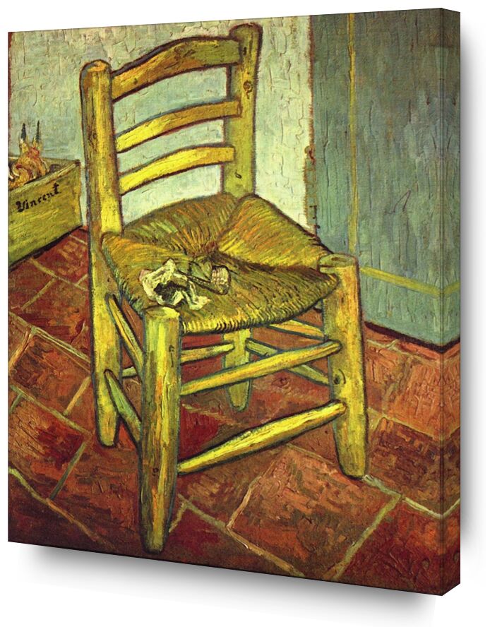 Chair - Van Gogh von Bildende Kunst, Prodi Art, Van gogh, Sessel, Malerei