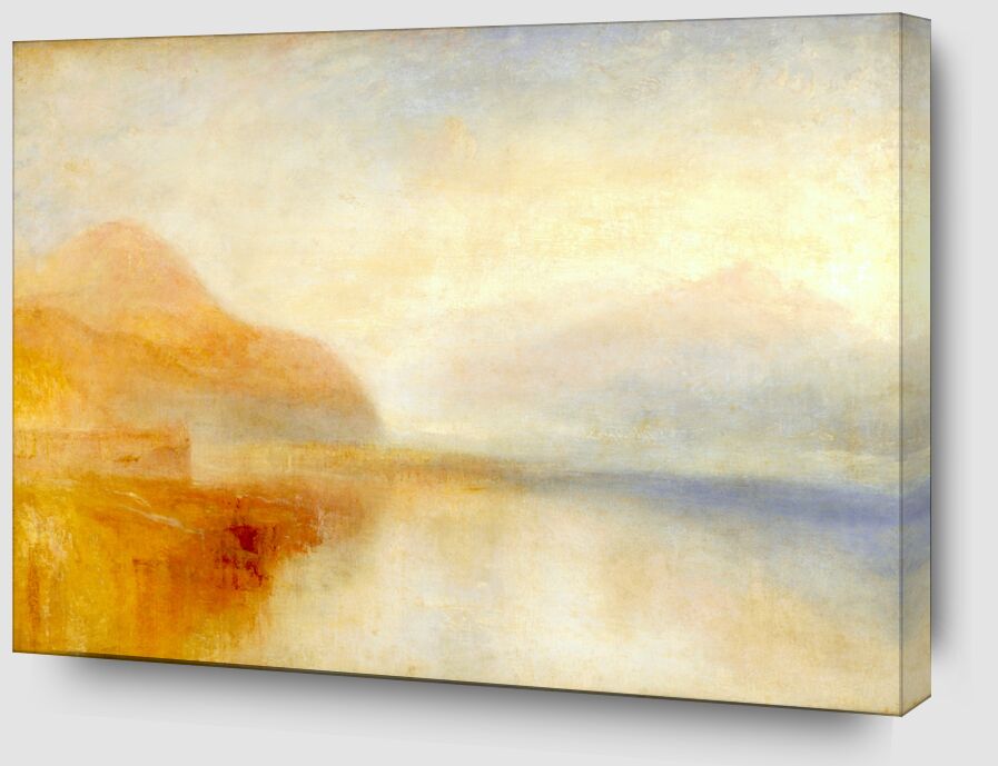 Inverary Pier, Loch Fyne, Morning - TURNER von Bildende Kunst Zoom Alu Dibond Image