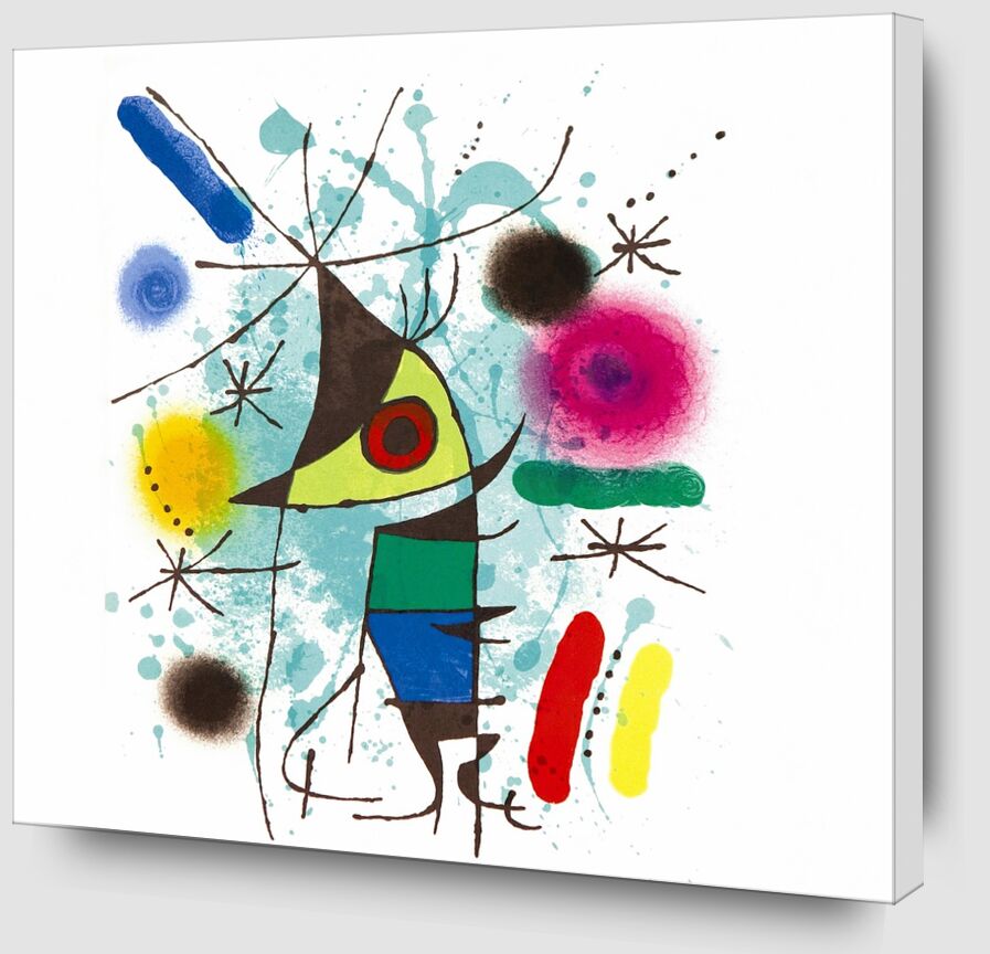 Le Poisson qui Chante - Joan Miró de Beaux-arts Zoom Alu Dibond Image