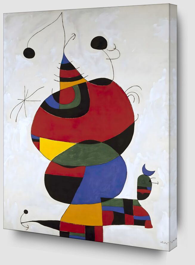 Hommage à Picasso - Joan Miró de Beaux-arts Zoom Alu Dibond Image