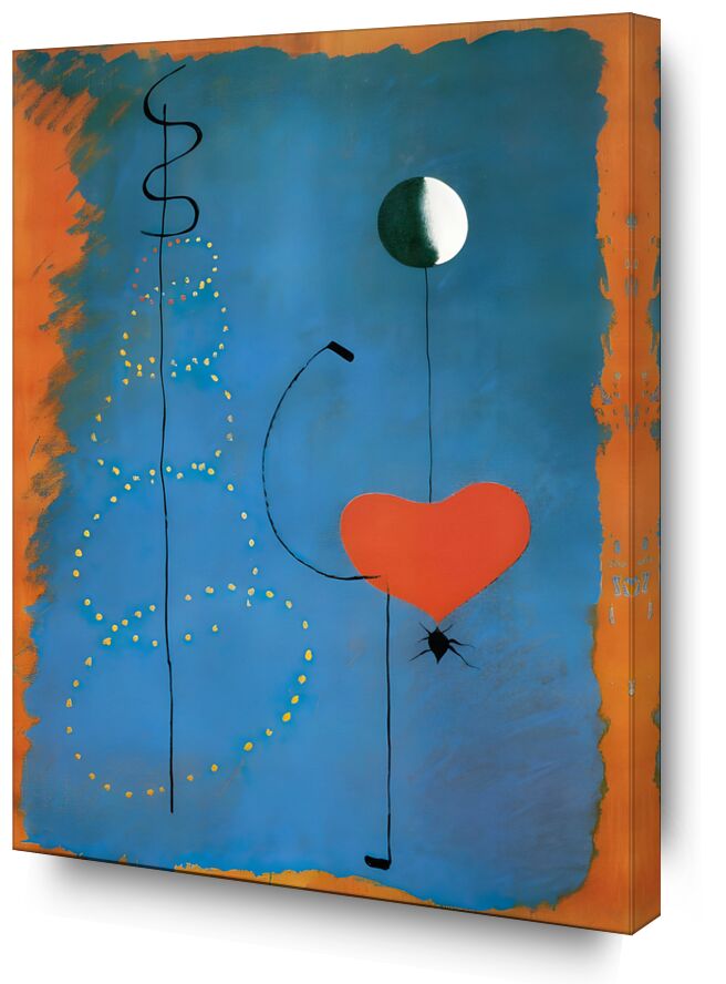 Ballerina - Joan Miró from AUX BEAUX-ARTS, Prodi Art, Joan Miró, drawing, heart, music, singing, dance, dancers