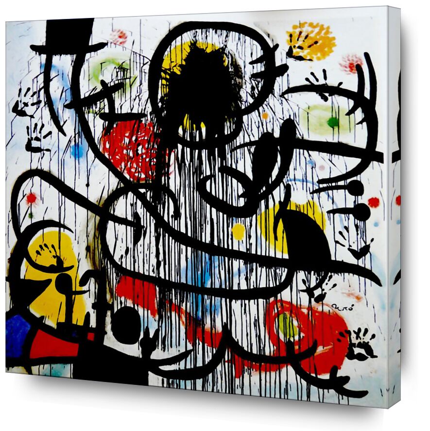 May, 1968 - Joan Miró von Bildende Kunst, Prodi Art, mai 1968, Malerei, Zeichnung, Frankreich, Revolution, Joan Miró