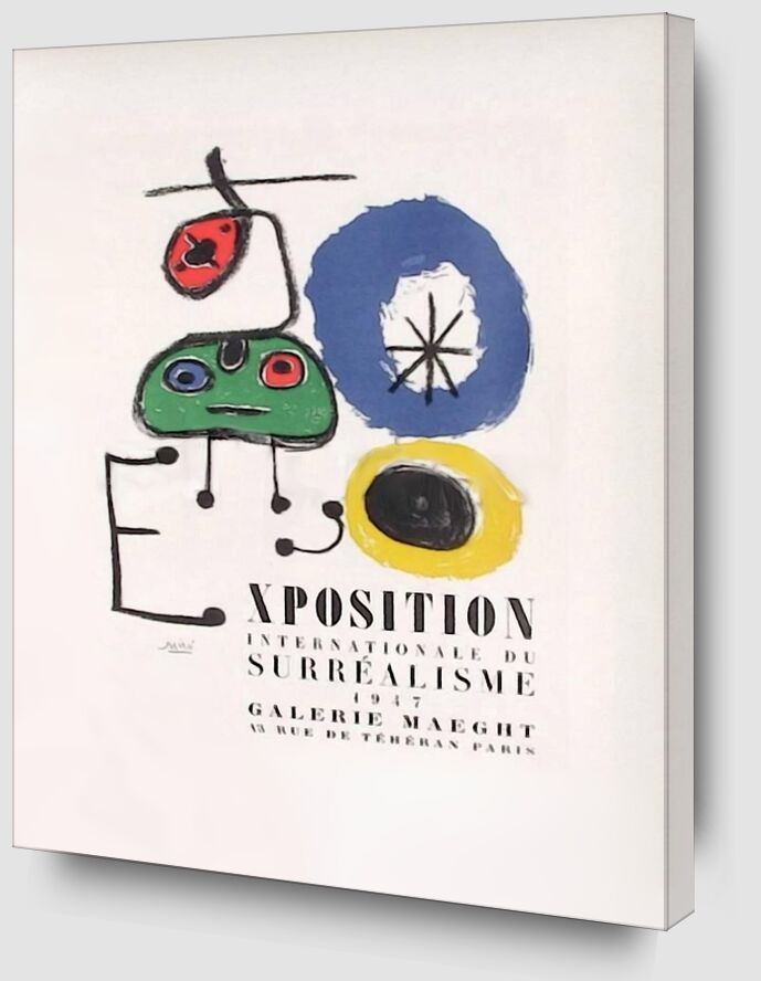 AF 1947, Galerie Maeght - Joan Miró de Beaux-arts Zoom Alu Dibond Image