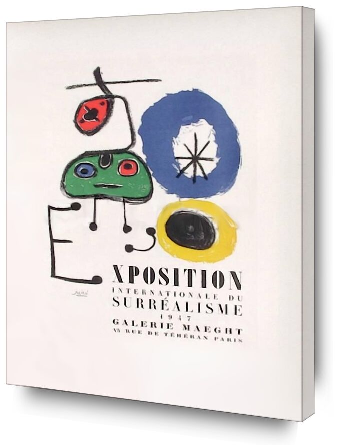 AF 1947, Maeght Gallery - Joan Miró von Bildende Kunst, Prodi Art, Zeichnung, Ausstellung, Aufstecken, Joan Miró