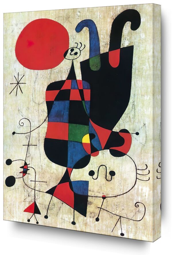 Inverted - Joan Miró von Bildende Kunst, Prodi Art, invertiert, abstrakt, Zeichnung, Joan Miró