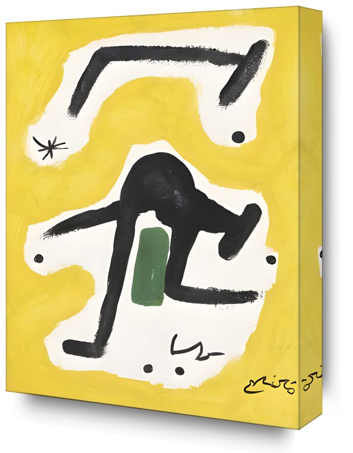 Woman, Birds, Star, 1978 from Fine Art, Prodi Art, abstract, painting, woman, Joan Miró