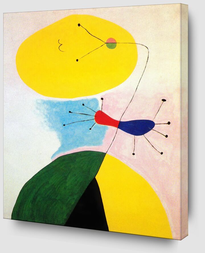 Portrait - Joan Miró von Bildende Kunst Zoom Alu Dibond Image