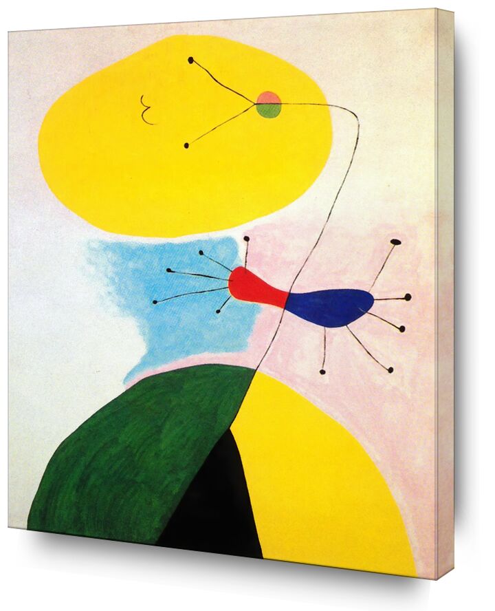 Portrait - Joan Miró de Beaux-arts, Prodi Art, couleurs, abstrait, dessin, portrait, Joan Miró