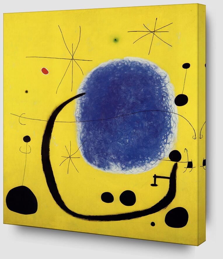 The Gold of the Azure, 1967 - Joan Miró von Bildende Kunst Zoom Alu Dibond Image