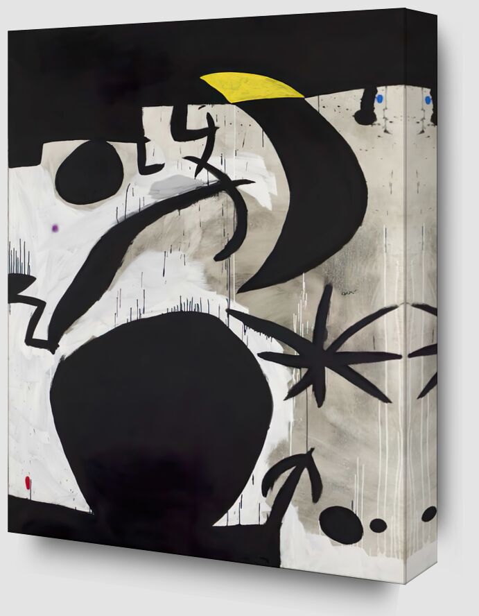 Women and Birds in the Night, 1969 - 1974 - Joan Miró from Fine Art Zoom Alu Dibond Image