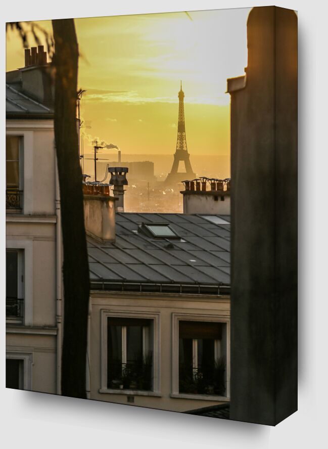 Crépuscule à Montmartre from Octav Dragan Zoom Alu Dibond Image