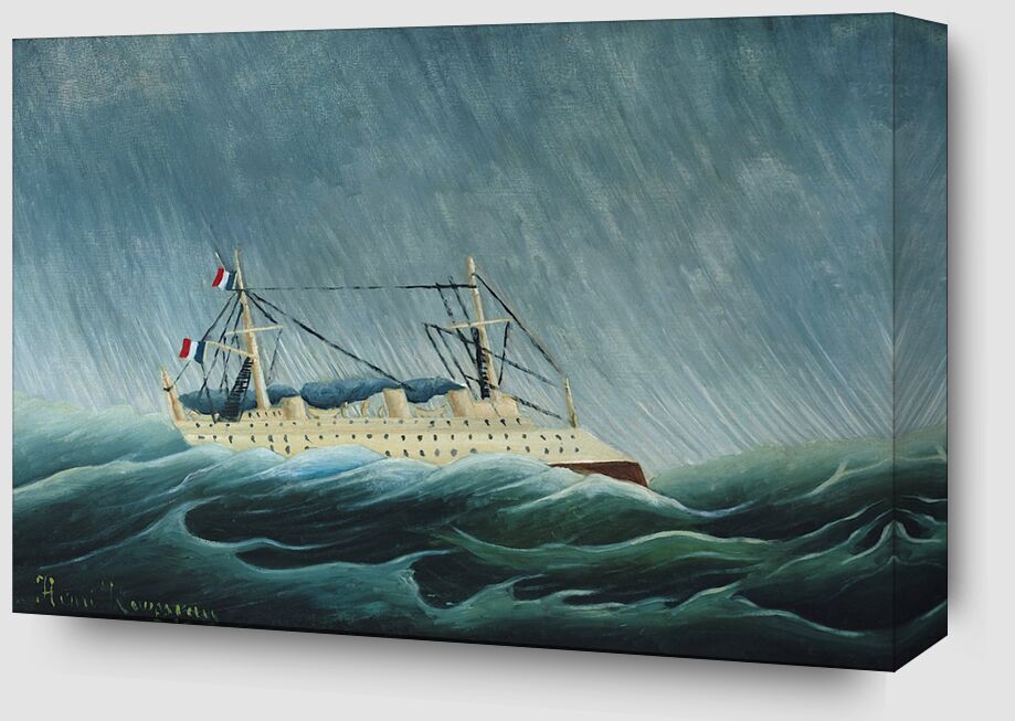 The storm tossed vessel from Fine Art Zoom Alu Dibond Image