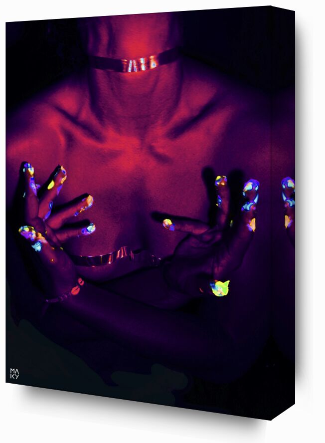 DarkEnergy.2 from Maky Art, Prodi Art, uvlight, woman, photography, bodypainting