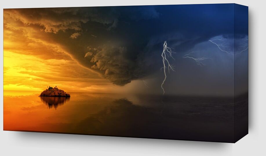 Storm from Aliss ART Zoom Alu Dibond Image