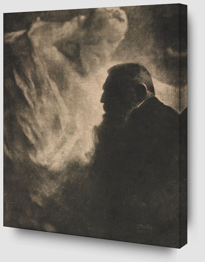 Portrait of Rodin. Photoengraving in Camera Work 1902 desde Bellas artes Zoom Alu Dibond Image