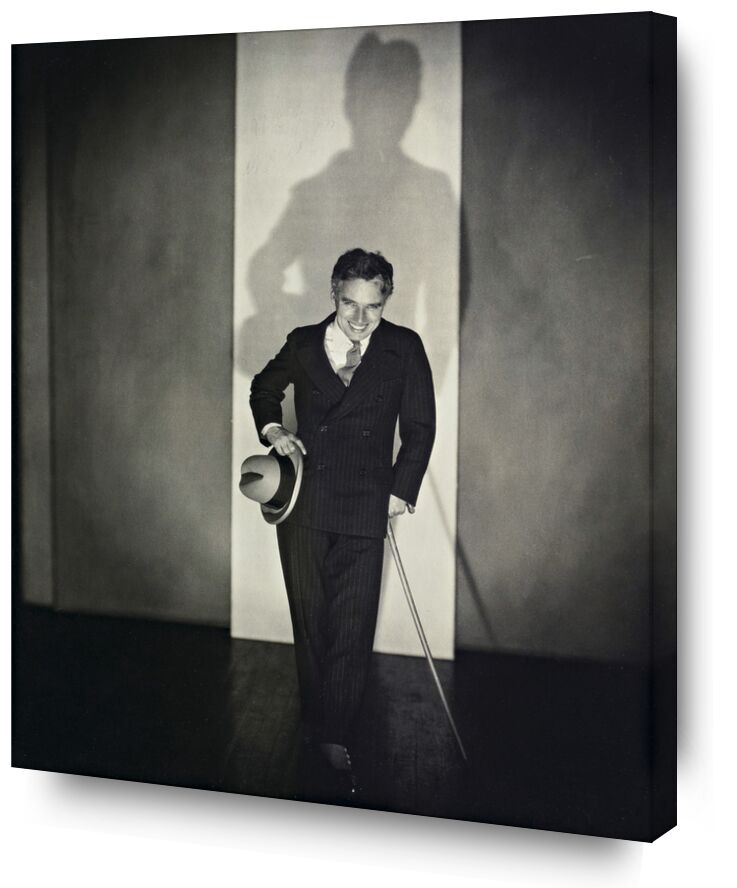 Charlie Chaplin - Edward Steichen 1925 de Beaux-arts, Prodi Art, chapeau, noir et blanc, spectacle, Charlie Chaplin, Edward Steichenn, canne, salle de spectacle