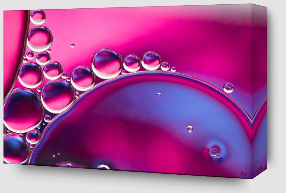 Oily bubbles #6 from Mickaël Weber Zoom Alu Dibond Image