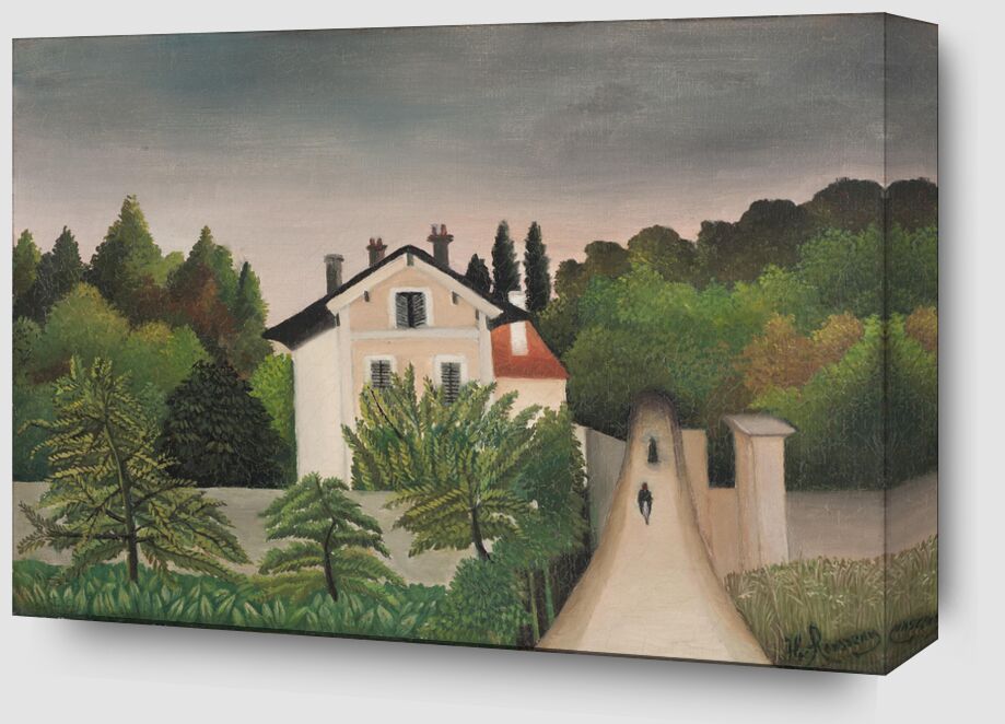 Landscape Taken on the Edges of Oise, Territory of Chaponval from Fine Art Zoom Alu Dibond Image