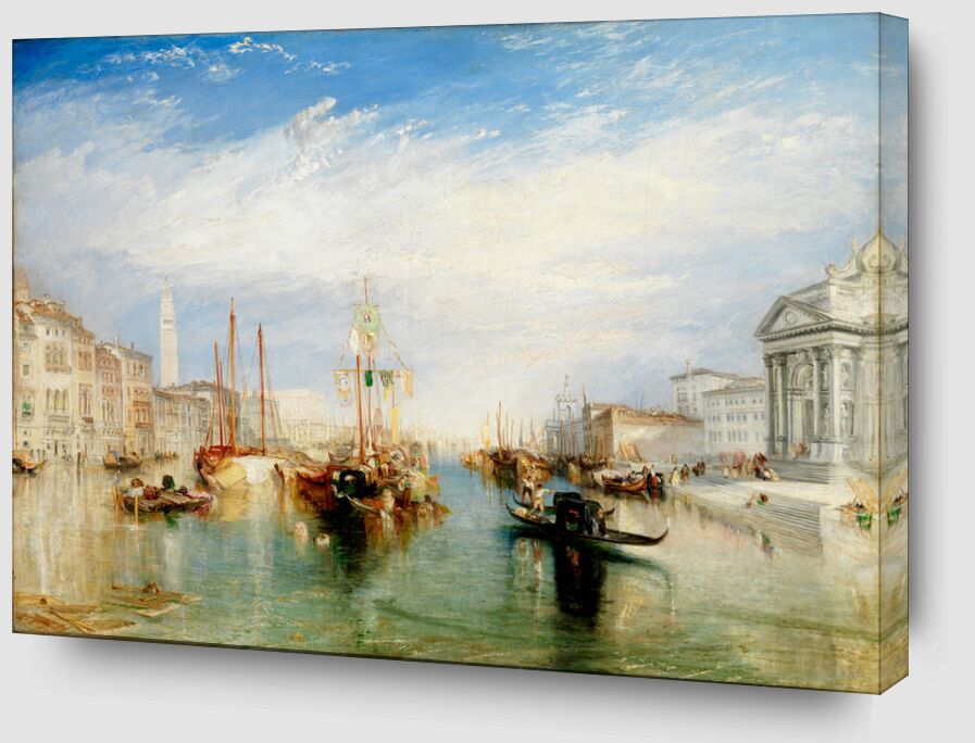 Venice, from the Porch of Madonna della Salute - WILLIAM TURNER 1835 from AUX BEAUX-ARTS Zoom Alu Dibond Image