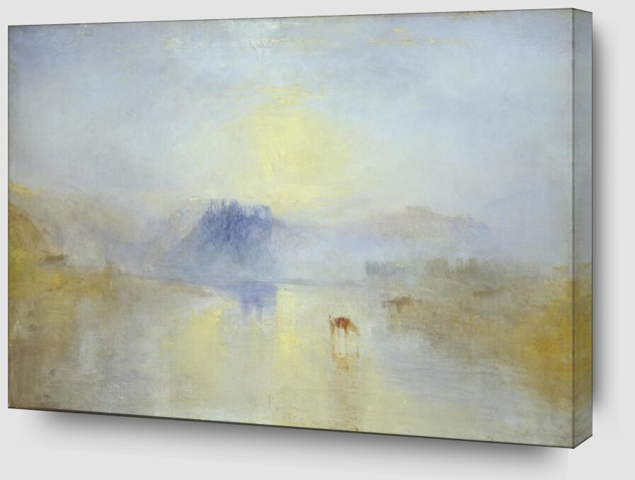 Norham Castle, Sunrise 1845 desde Bellas artes Zoom Alu Dibond Image