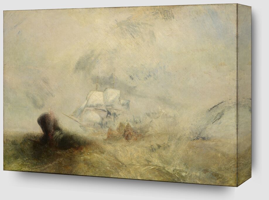 Whalers - WILLIAM TURNER 1840 from Fine Art Zoom Alu Dibond Image
