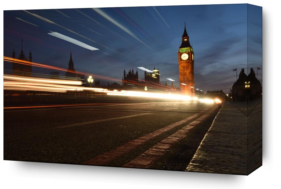 Big ben, out of time from Aliss ART, Prodi Art, night photography, light streaks, big ben, Urban, traffic, time-lapse, street, road, long-exposure, london, lights, evening, city, building, blurry, blur, architecture
