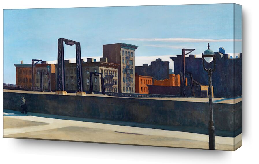 Manhattan Bridge Loop von Bildende Kunst, Prodi Art, Schleife, Manhattan, pont, Trichter, Edward Hopper