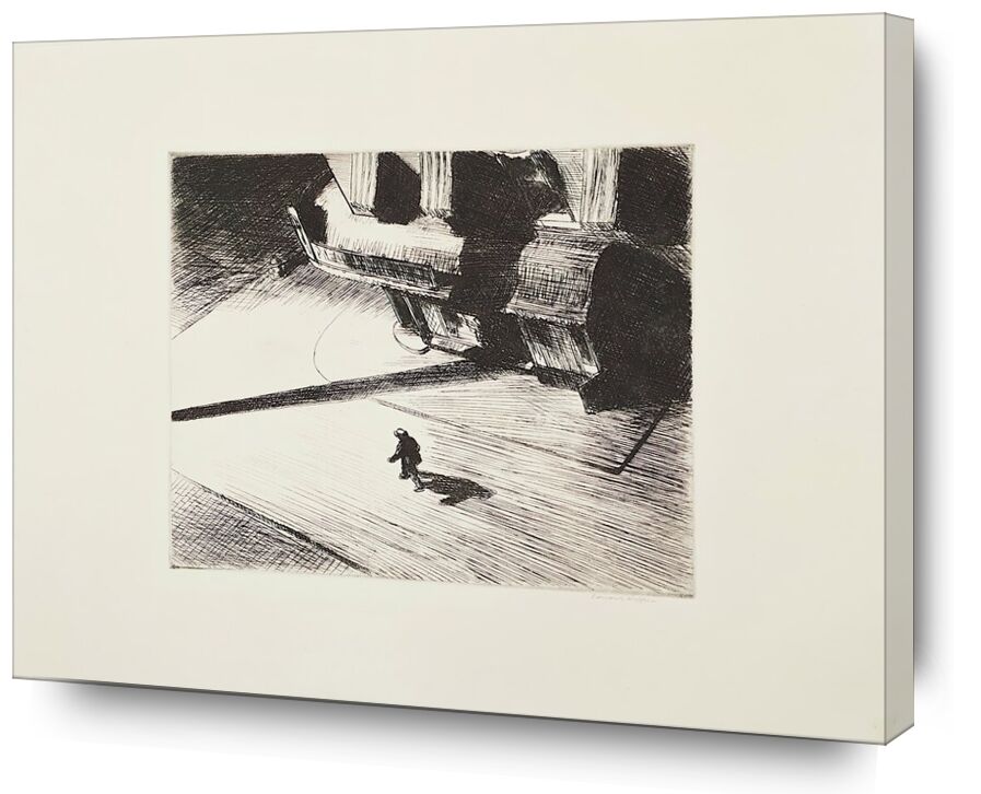 Night Shadows von Bildende Kunst, Prodi Art, Edward Hopper, Trichter, Schatten, Nocturnes