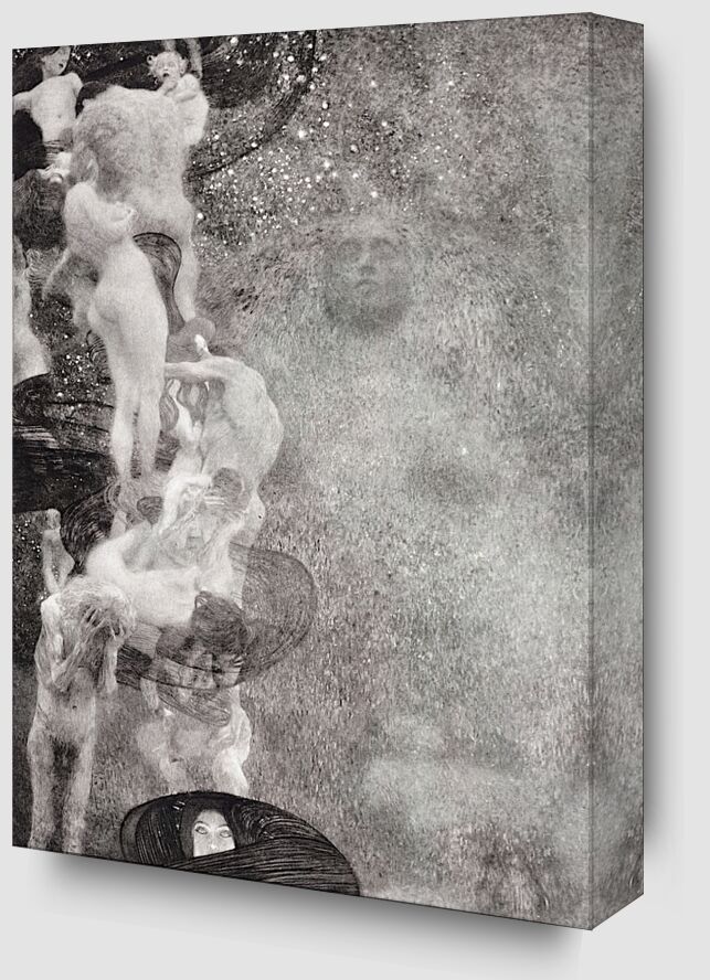 The philosophy - Klimt from Fine Art Zoom Alu Dibond Image
